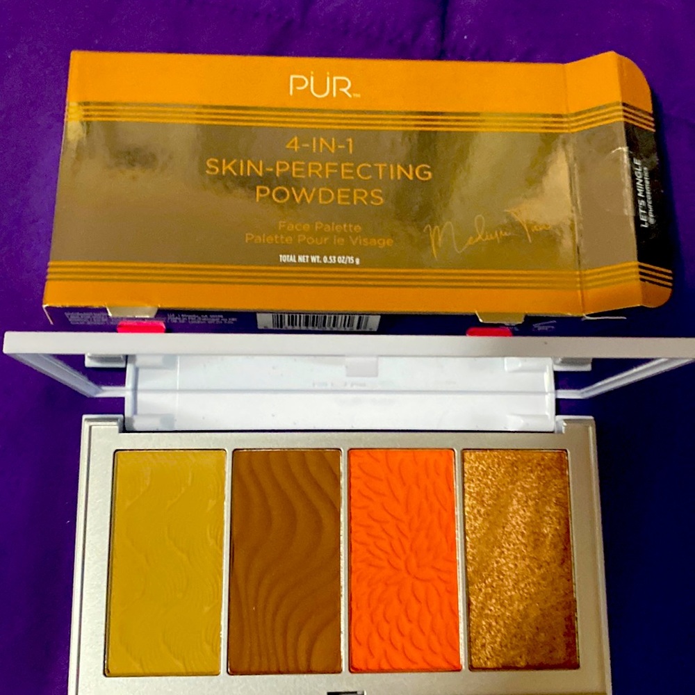 Two Pur palettes, one is bronzer blush and one eyeshadow
